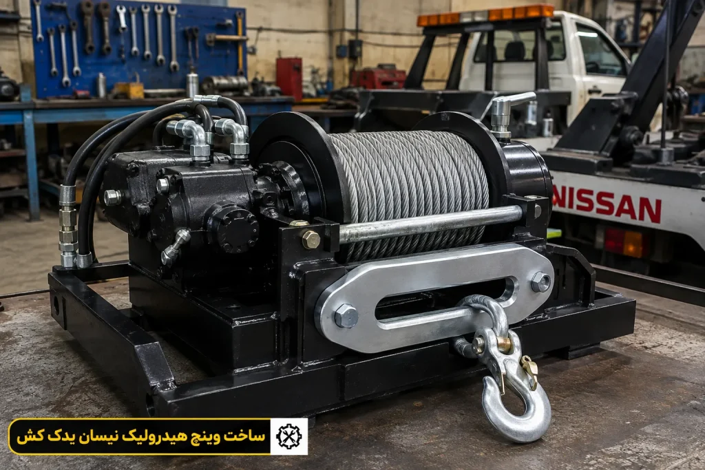 ساخت وینچ هیدرولیک نیسان یدک کش